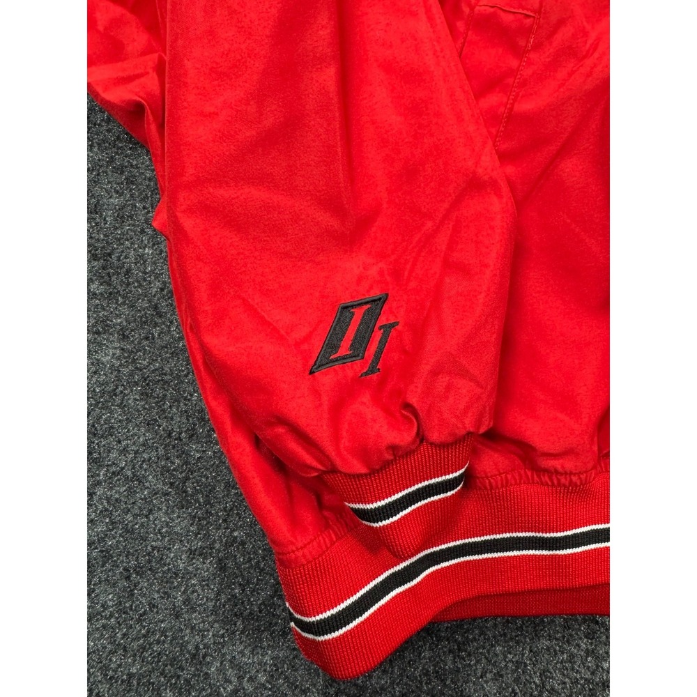 Nebraska Cornhuskers Windbreaker Pullover Jacket Red Spellout 2XL XXL Huskers - Picture 4 of 8